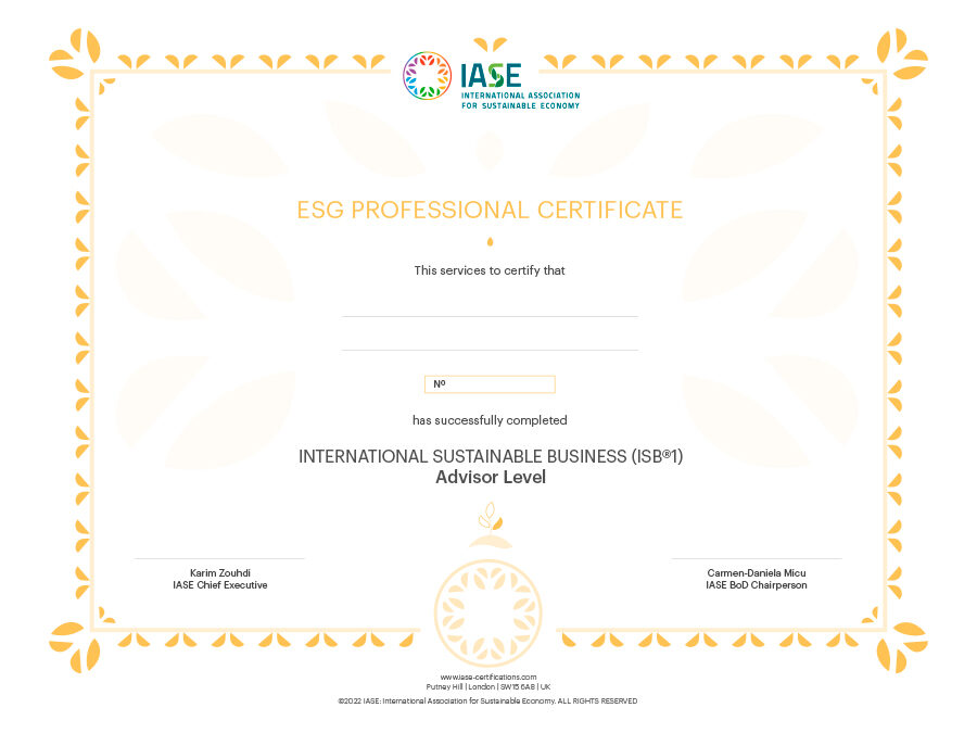 ISB I - Level Advisor